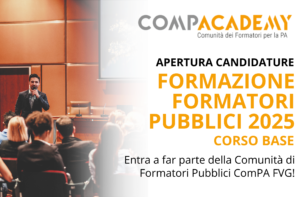 Scopri di più sull'articolo Entra a far parte della Comunità di Formatori per la PA di ComPA FVG!